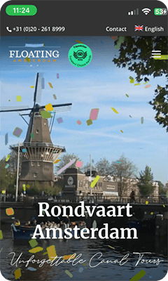 Floating Amsterdam mobiel